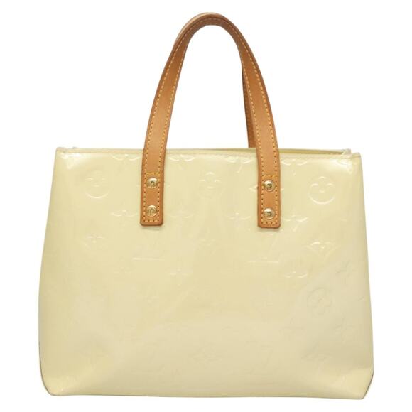 LOUIS VUITTON Monogram Vernis Reade PM Hand Bag Perle M91336 - Picture 3 of 12